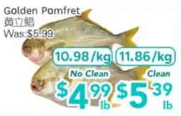 Ample Food Market Golden Pomfret offer