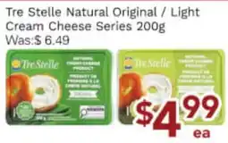 Ample Food Market Tre Stelle natural original / light cream cheese series offer