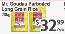 Blue Sky Supermarket Mr. Goudas Parboiled Long Grain Rice offer