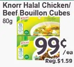 Blue Sky Supermarket Knorr halal chicken beef bouillon cubes offer