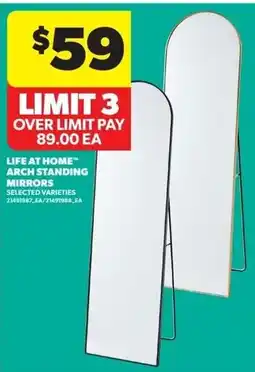 Dominion Life At Home arch standing mirrors offer