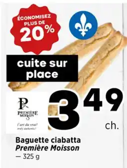 Val-Mont Baguette ciabatta Première Moisson offer