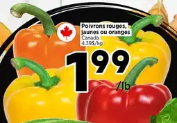 Val-Mont Poivrons rouges, jaunes ou oranges offer