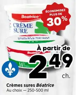 Val-Mont Crèmes sures Béatrice offer