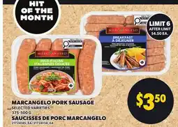 Independent City Market MARCANGELO PORK SAUSAGE offer