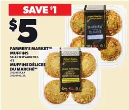 Independent City Market FARMER'S MARKET MUFFINS, 4'S offer