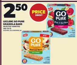 Independent City Market LECLERC GO PURE GRANOLA BARS offer