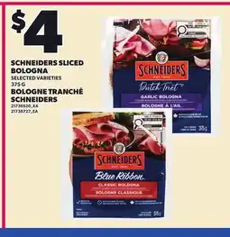 Independent City Market SCHNEIDERS SLICED BOLOGNA offer