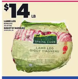 Independent City Market LAMB LEG offer