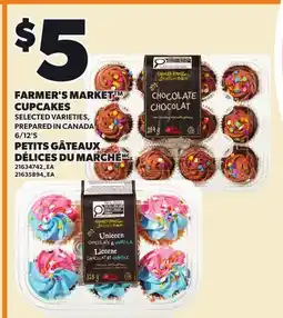 Independent City Market FARMER'S MARKET CUPCAKES, 6/12'S offer
