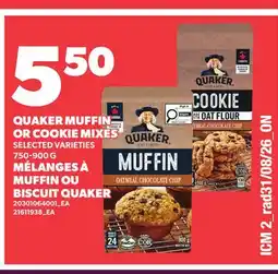 Independent City Market QUAKER MUFFIN OR COOKIE MIXES offer