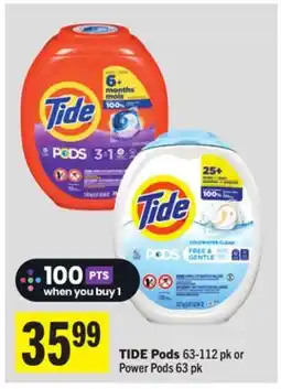 Foodland Pods 63-112 pk or Power Pods 63 pk offer