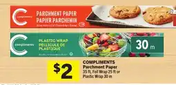 Foodland COMPLIMENTS Parchment Paper offer