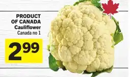 Foodland PRODUCT OF CANADA Cauliflower offer