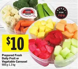 Foodland Prepared Fresh Daily Fruit or Vegetable Carousel offer