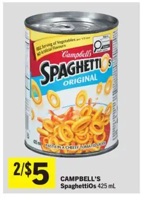 Foodland SpaghettiOs offer