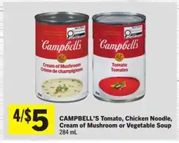 Foodland Tomato, Chicken Noodle, Cream of Mushroom or Vegetable Soup offer