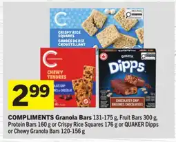 Foodland COMPLIMENTS Granola Bars offer
