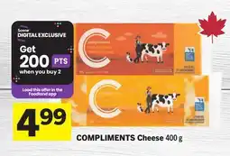 Foodland COMPLIMENTS Cheese offer