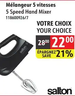Sushi Shop 5 Speed Hand Mixer offer
