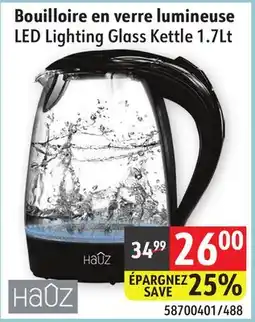 Sushi Shop LED Lighting Glass Kettle 1.7Lt offer