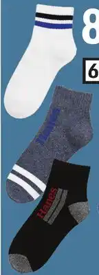 Sushi Shop Hanes 6 Men's Crew or AnklesSocks offer