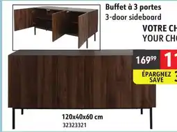 Sushi Shop 3-door sideboard offer