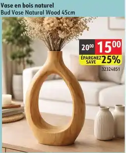 Sushi Shop Bud Vase Natural Wood 45cm offer