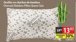 Sushi Shop Charcoal Bamboo Pillow Queen Size offer