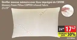 Sushi Shop Memory Foam Pillow COPPER infused Fabric offer