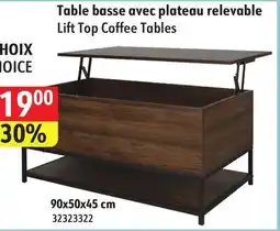 Sushi Shop Lift Top Coffee Tables offer