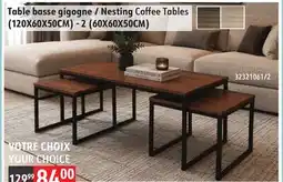 Sushi Shop Nesting Coffee Tables offer