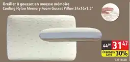 Sushi Shop Cooling Nylon Memory Foam Gusset Pillow 24x16x1.5 offer