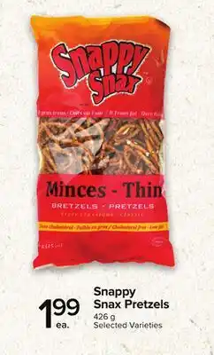 Metro SNAPPY SNAX PRETZELS offer