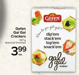 Metro GEFEN GAL GAL CRACKERS offer