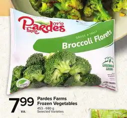 Metro PARDES FARMS FROZEN VEGETABLES offer