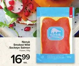 Metro NANUK SMOKED WILD SOCKEYE SALMON offer
