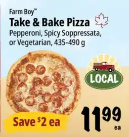 Farm Boy Farm Boy Take & Bake Pizza offer