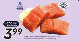 Sobeys Fresh Atlantic Salmon Portions offer