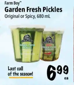 Farm Boy Farm Boy Garden Fresh Pickles offer