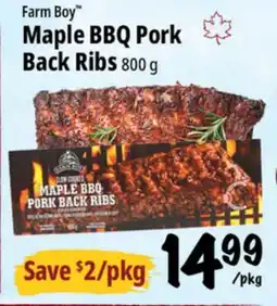 Farm Boy Farm Boy Maple BBQ Pork Back Ribs offer