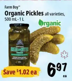 Farm Boy Farm Boy Organic Pickles offer