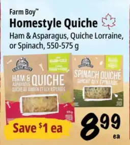 Farm Boy Farm Boy Homestyle Quiche offer