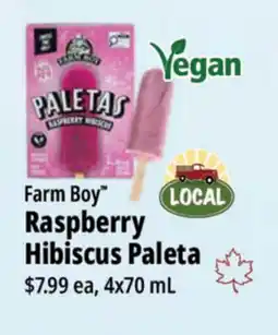 Farm Boy Farm Boy Raspberry Hibiscus Paleta offer