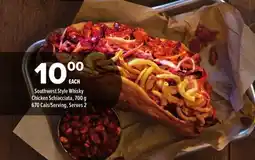 Metro SOUTHWEST STYLE WHISKY CHICKEN SCHNACCATA offer