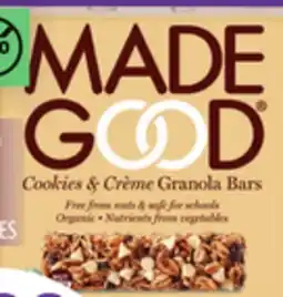 Metro MADE GOOD BARS offer