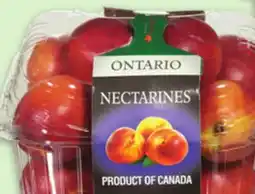 Metro LOCAL FRUIT BASKETS PEACHES 3 L OR BLUE PLUMS 1.5 L | NECTARINES 2 L offer