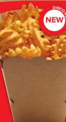 Metro FRESH 2 GO POPCORN CHICKEN AND WAFFLE FRIES COMBO offer