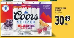 Metro COORS SELTZER SLUSHIE offer
