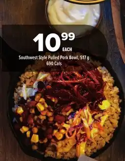 Metro SOUTHWEST STYLE PULLED PORK BOWL offer